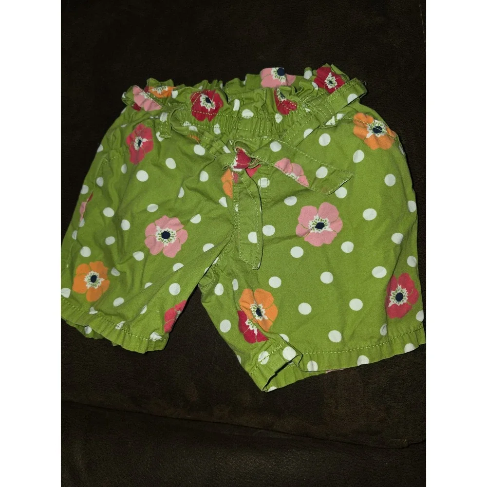 Gymboree‎ blooming nautical pink tank size 6 floral shorts size 5